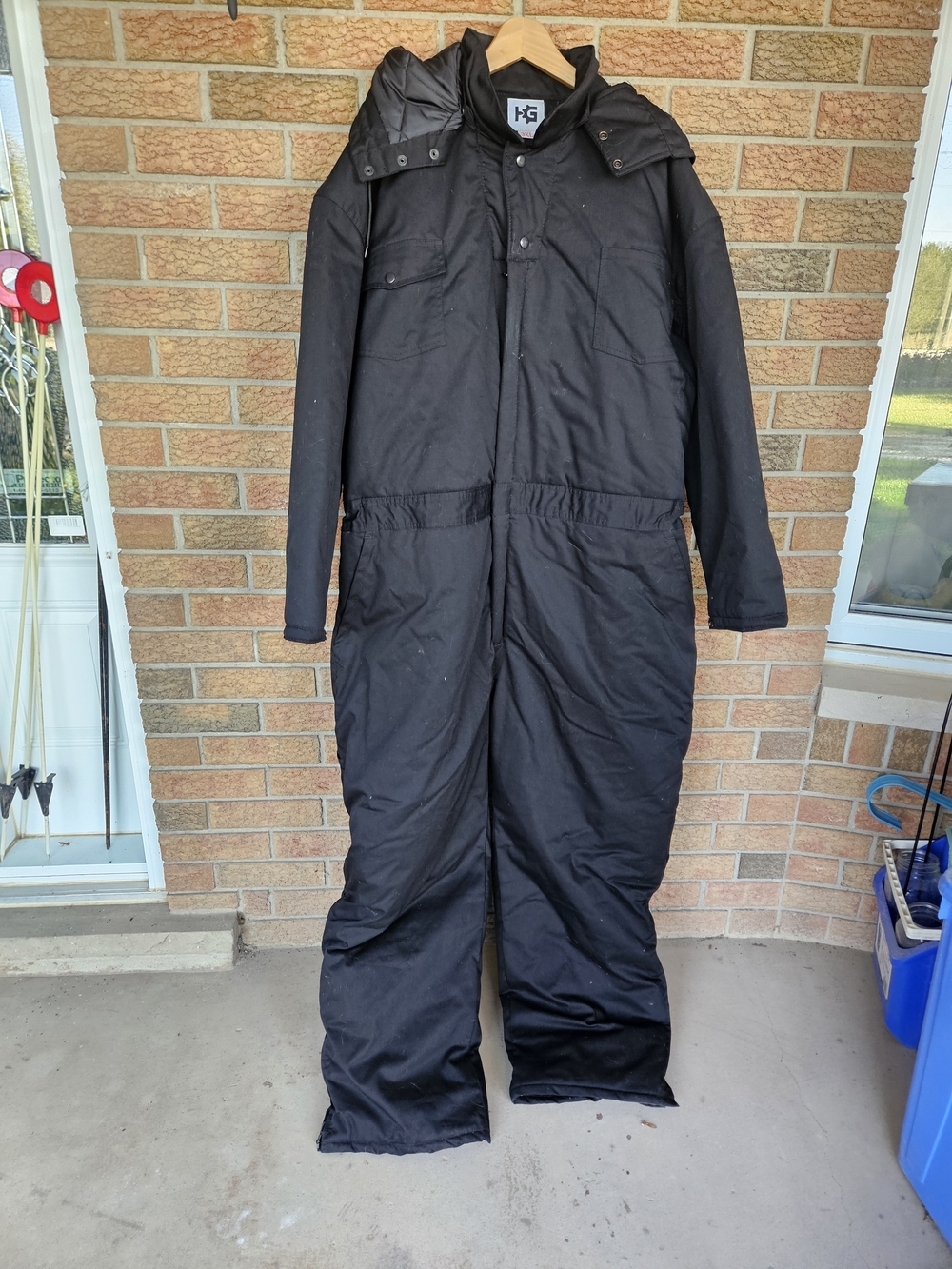 Men's INSULATED Coveralls, Size 3X, Black